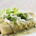 Green Chicken Enchilladas 