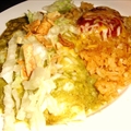 Green Chile Chicken Enchiladas