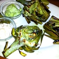 Grilled Artichokes with Grilled Lemon Mayonnaise