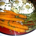 Grilled Carrots with Thyme And Onion