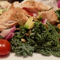 Grilled chicken and Kale salad