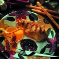 Grilled Chicken Breasts with Blueberry Chutney Sauce