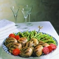 Grilled Chicken with Green Beans and Walnuts