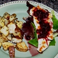 Grilled Chicken with Pinot-Plum Sauce