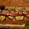 Grilled Eggplant Sandwich with Pesto And Asiago (Dj/ln)