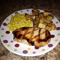 Grilled Honey-mustard Pork Chops