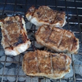 Grilled Jerk Pork Chops with Jerk Compound Butter