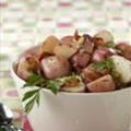 Grilled New Potato Salad with Bacon and Scallions