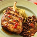 Grilled Pork Chops with Two Chili Sweet Sauce
