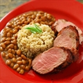 Grilled Pork Tenderloin with Easy Blackberry BBQ Sauce