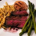 Grilled Ribeye Steak with Cabernet Sauvignon Sauce
