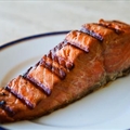 Grilled Salmon with Soy-Honey Marinade