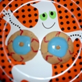 Halloween eyeball cookies
