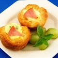 Ham Quiche Biscuit Cups