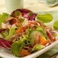 Ham Salad with Hot Peanut Dressing