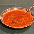 Hamburger Barley Vegetable Soup