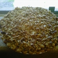 Hazelnut Apple Crumb Pie