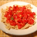 Herbed Garlic Rigati With fresh Tomatoes
