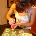 Holly Wreath Cookies