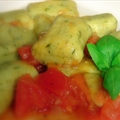 Homemade Basil Gnocchi