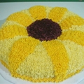Homemade Sunflower Cake