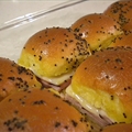 Hot & Melty Oven Baked Ham & Swiss Sandwiches
