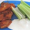 Hot n Spicy Chicken Wings with Blue Cheese