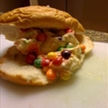 Ice Cream Sandwich with Skittles