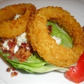 Iceberg Lettuce Wedges with Stilton Dressing And Radishes