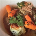 Irish Lamb Stew With Seaweed Dumplings & Glazed Carrots