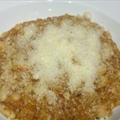 Italian style quinoa with white beans, marinara, and provolone