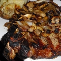 Jack Daniels Grilled Steak And Mushrooms