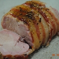 Jodie's bacon wrapped pork tenderloin