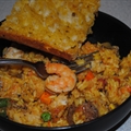 Jodie's chicken and chorizo paella