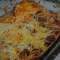 Jodie's light baked spaghetti