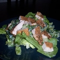Katie's Cajun Chicken On A Cool Salad