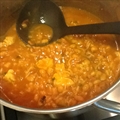 Leftover chicken baked bean stew Leftover chicken baked bean stew