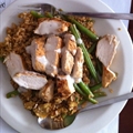 Lemon-Piri Chicken with Fluffy Egg Rice