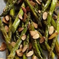 Lemon Roasted Asparagus w/ Almonds Lemon Roasted Asparagus w/ Almonds