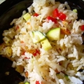 Lemony Rice Salad with Vegetables