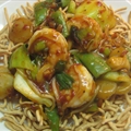 Lo Mein Noodles with Shrimp