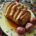 Loin of Pork with an Orange Marmalade and Cinnamon Apple Glaze