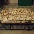 Low fat pumpkin cake bars
