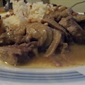 Mansaf: Marinated lamb with yogurt and spices