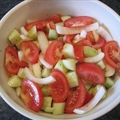 Marinated Tomato and Cucumber Salad