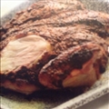 Masala roast chicken with minted yoghurt
