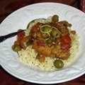 Mediterranean Chops with Parmesan Orzo