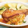 Mediterranean Stuffed Pork Chops