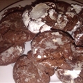 Mexican Chocolate Cherry Cookies