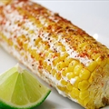 Mexican Grilled Corn with Crema